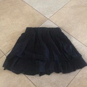 Black Layered Skirt